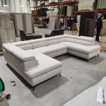 Narożnik PETER U - Paros 01 - beżowy - OUTLETU