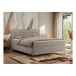 Łóżko kontynentalne GRIMALDI 120x200 - Matana 17 - beżowy - OUTLET