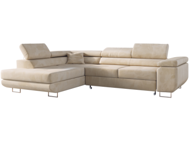 Narożnik GUSTAW L - Monolith 04 - beżowy - OUTLET