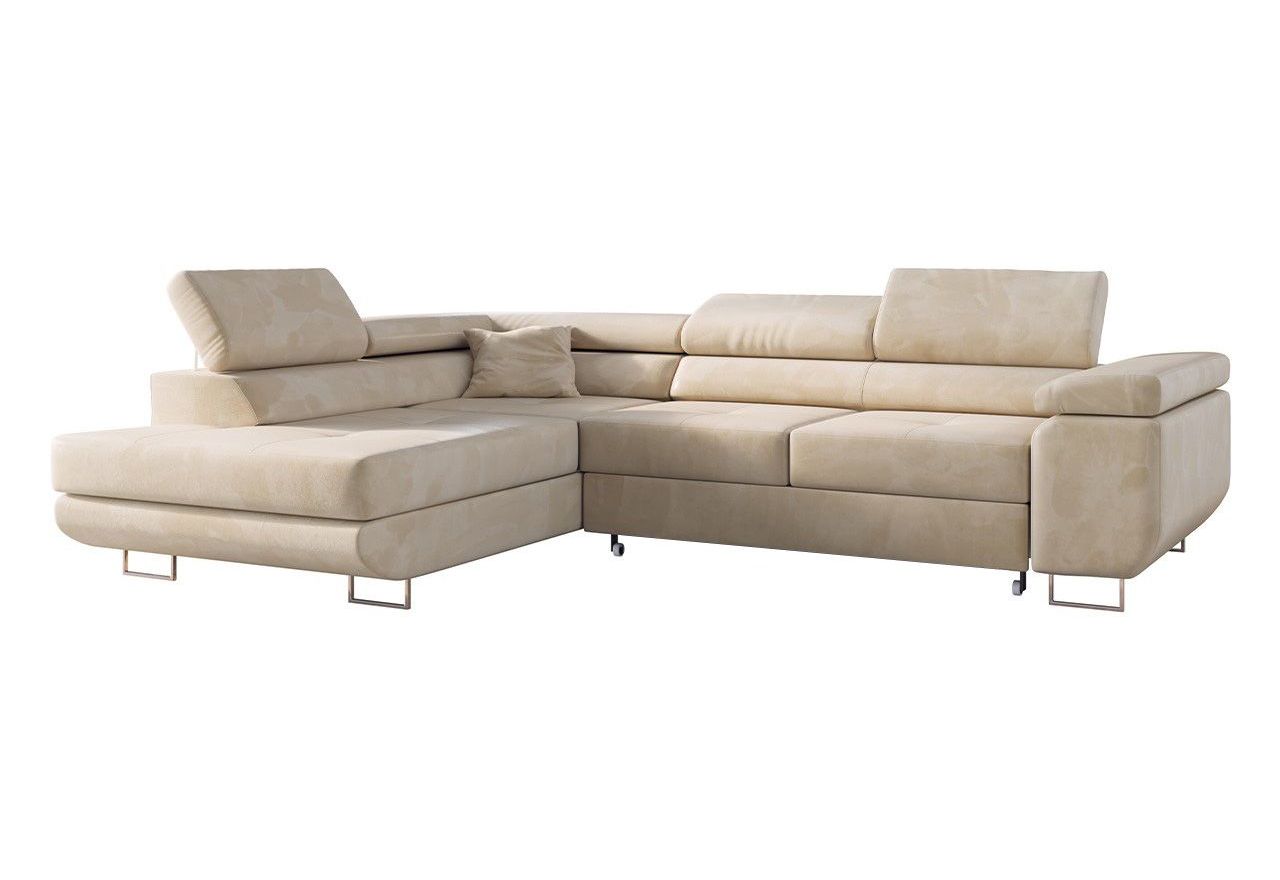 Narożnik GUSTAW L - Monolith 04 - beżowy - OUTLET