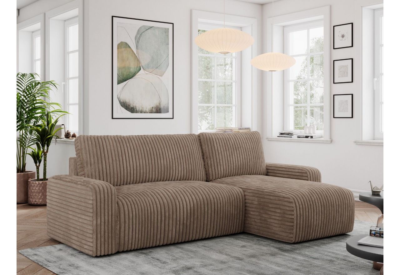 Narożnik ARGOS L - Tilia 17 - brązowy - OUTLET