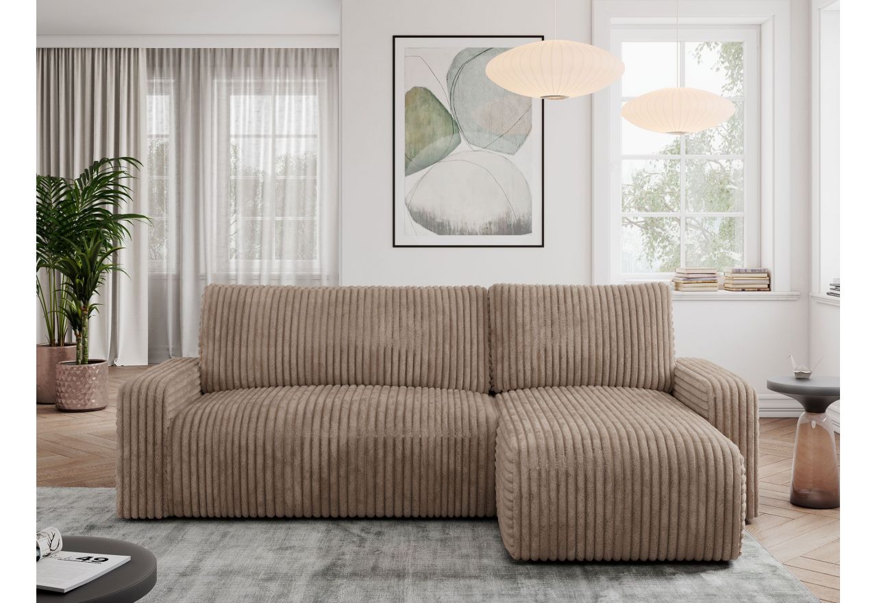 Narożnik ARGOS L - Tilia 17 - brązowy - OUTLET