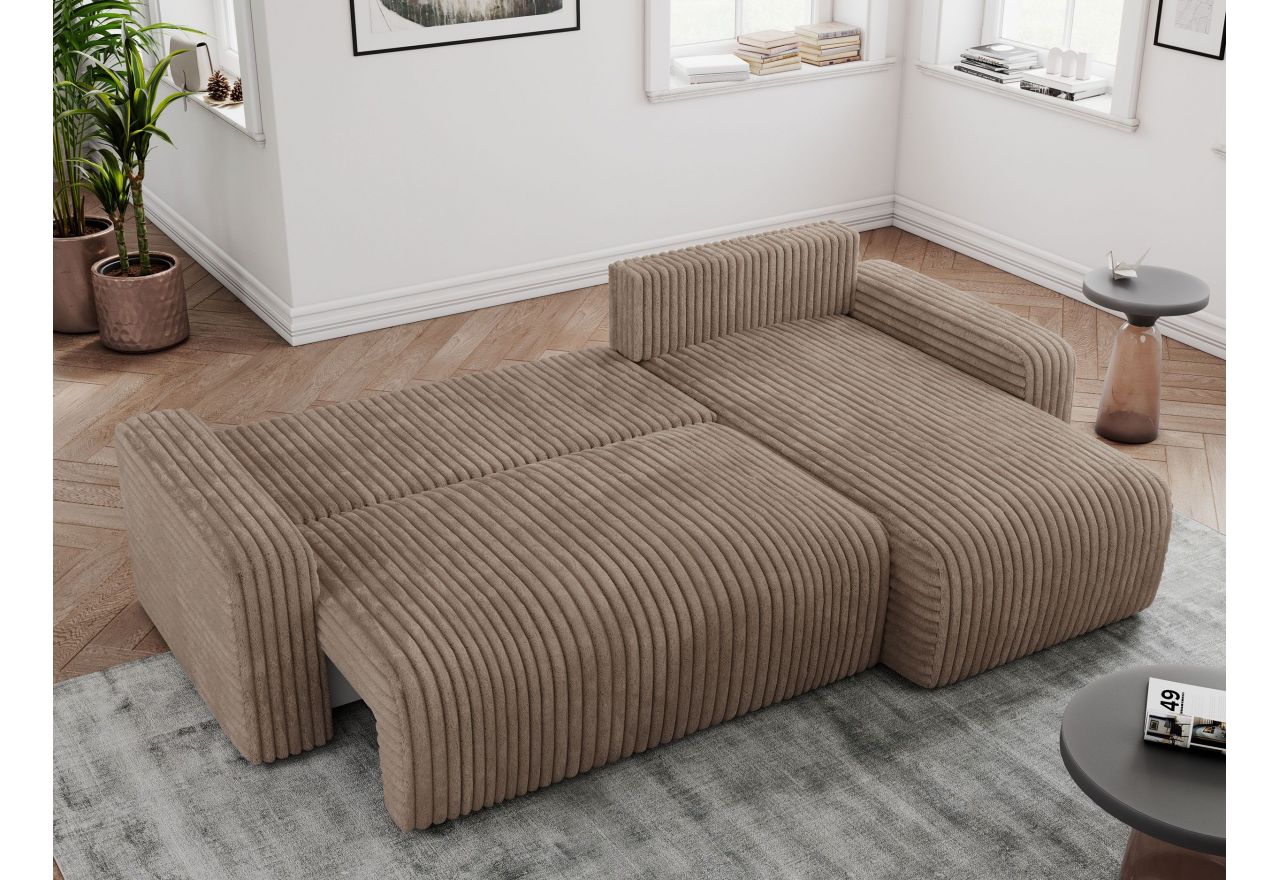 Narożnik ARGOS L - Tilia 17 - brązowy - OUTLET