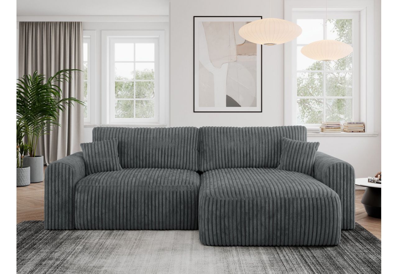 Narożnik NELSON L - Tilia 90 - szary - OUTLET