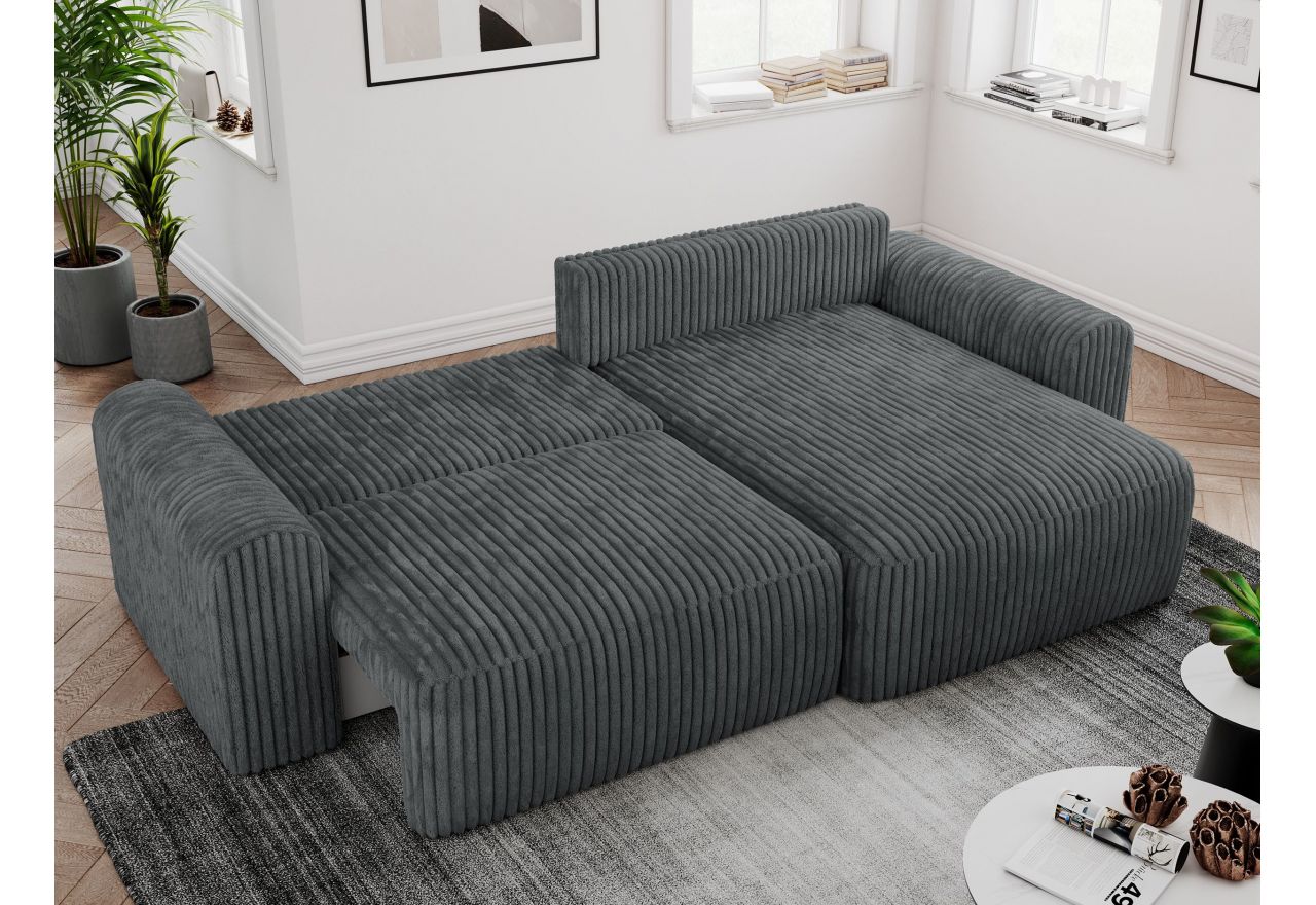 Narożnik NELSON L - Tilia 90 - szary - OUTLET