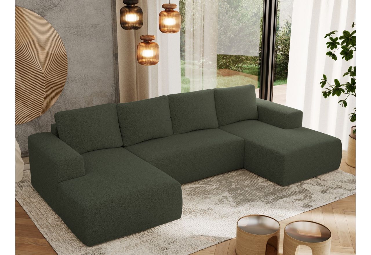 Narożnik TRENTINO U - Now or Never 37 - zielony - OUTLET