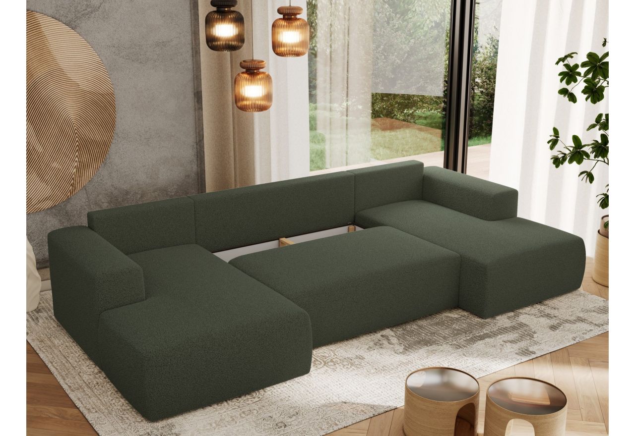 Narożnik TRENTINO U - Now or Never 37 - zielony - OUTLET