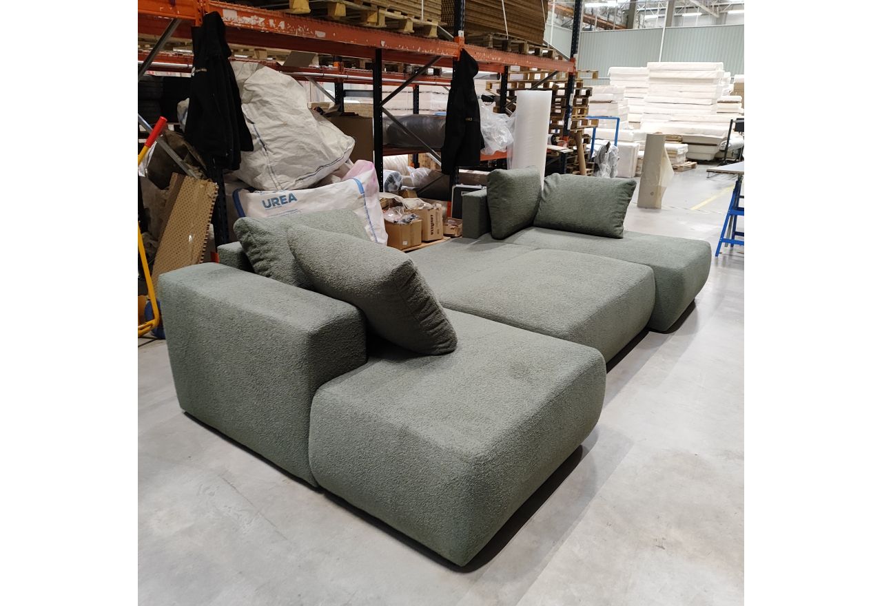 Narożnik TRENTINO U - Now or Never 37 - zielony - OUTLET