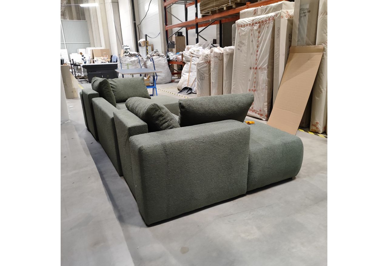 Narożnik TRENTINO U - Now or Never 37 - zielony - OUTLET