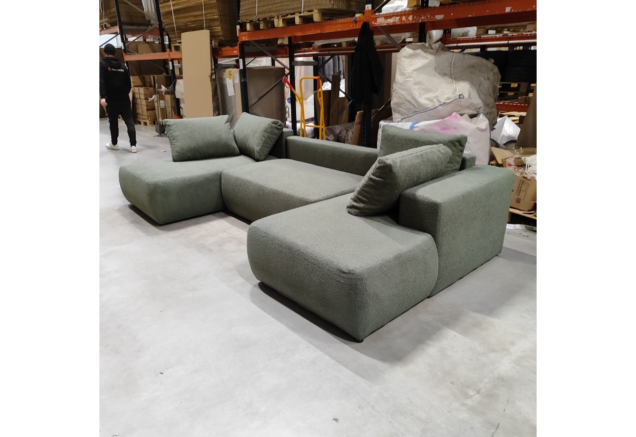 Narożnik TRENTINO U - Now or Never 37 - zielony - OUTLET