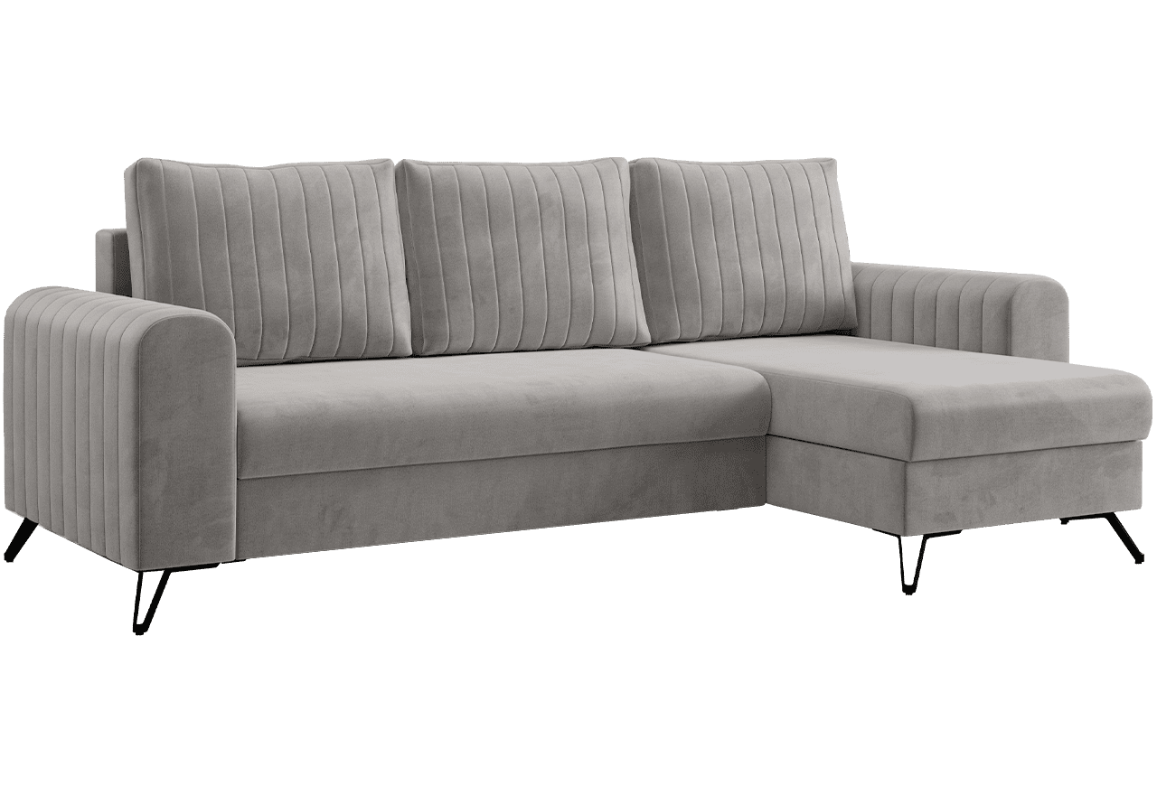 Narożnik AXEL L - Monolith 84 - jasny szary - OUTLET