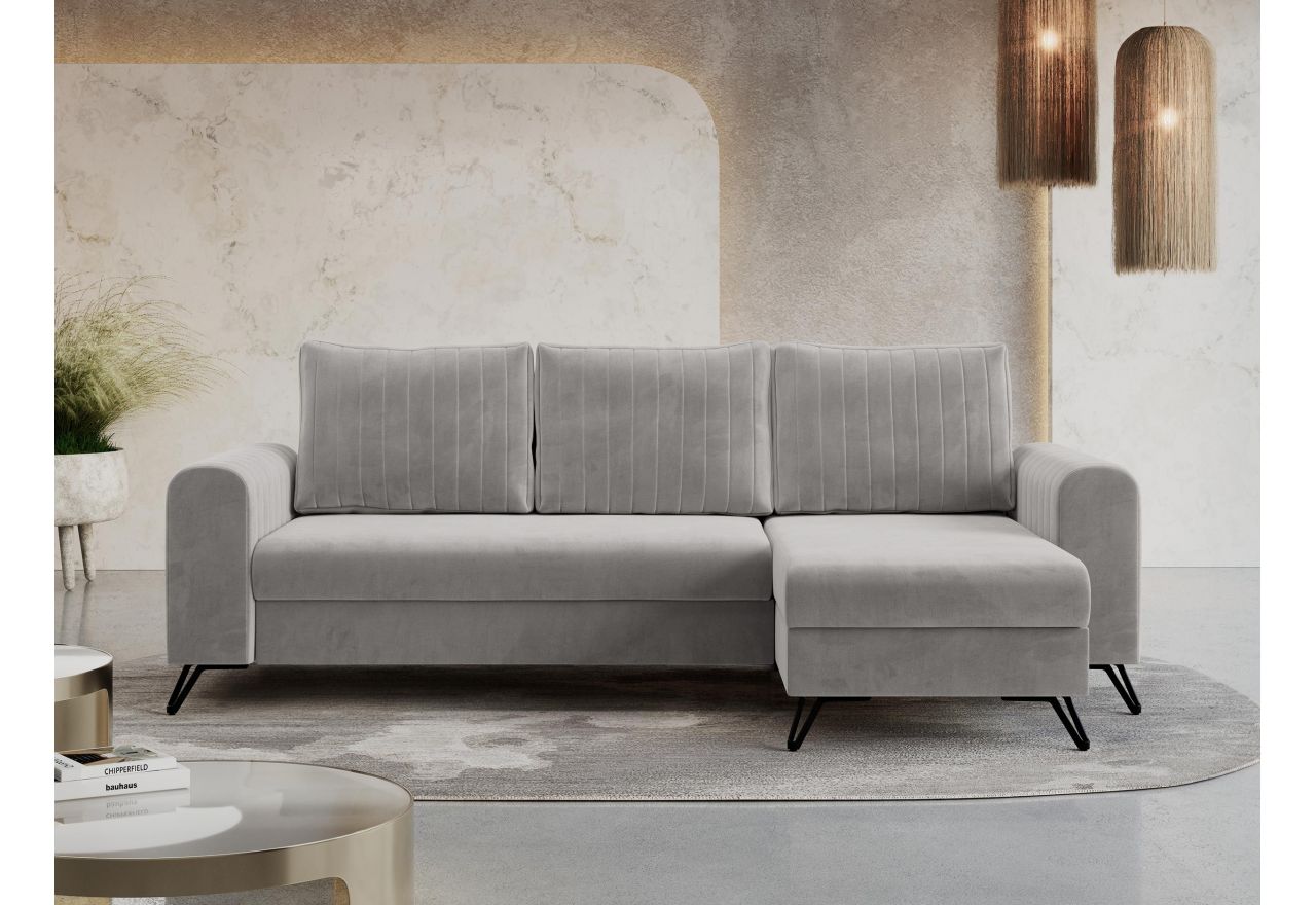 Narożnik AXEL L - Monolith 84 - jasny szary - OUTLET