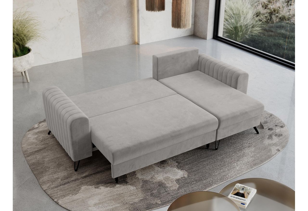 Narożnik AXEL L - Monolith 84 - jasny szary - OUTLET