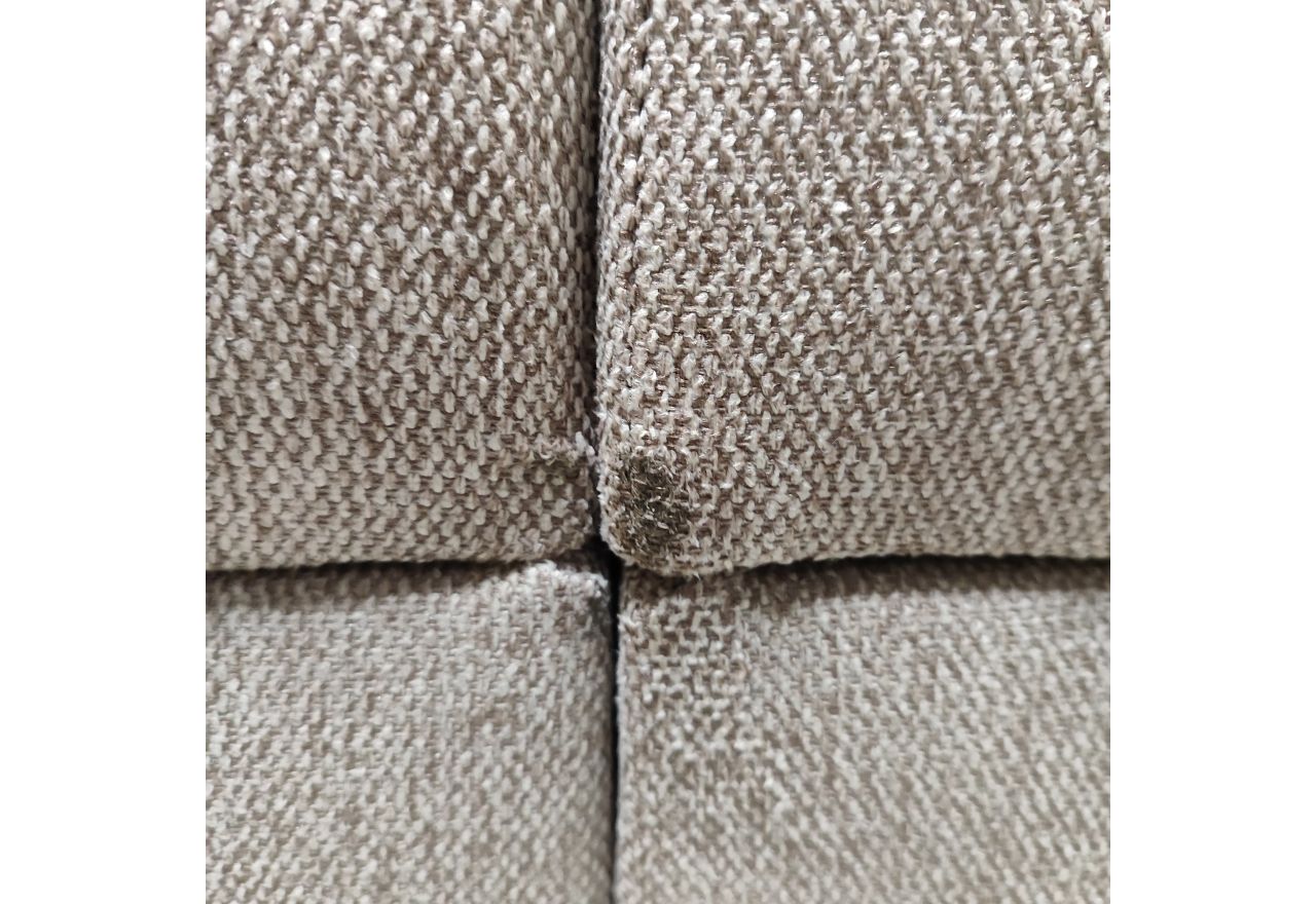 Łóżko kontynentalne LUKA KING 180x200 - Matana 17 - beżowy - OUTLETU