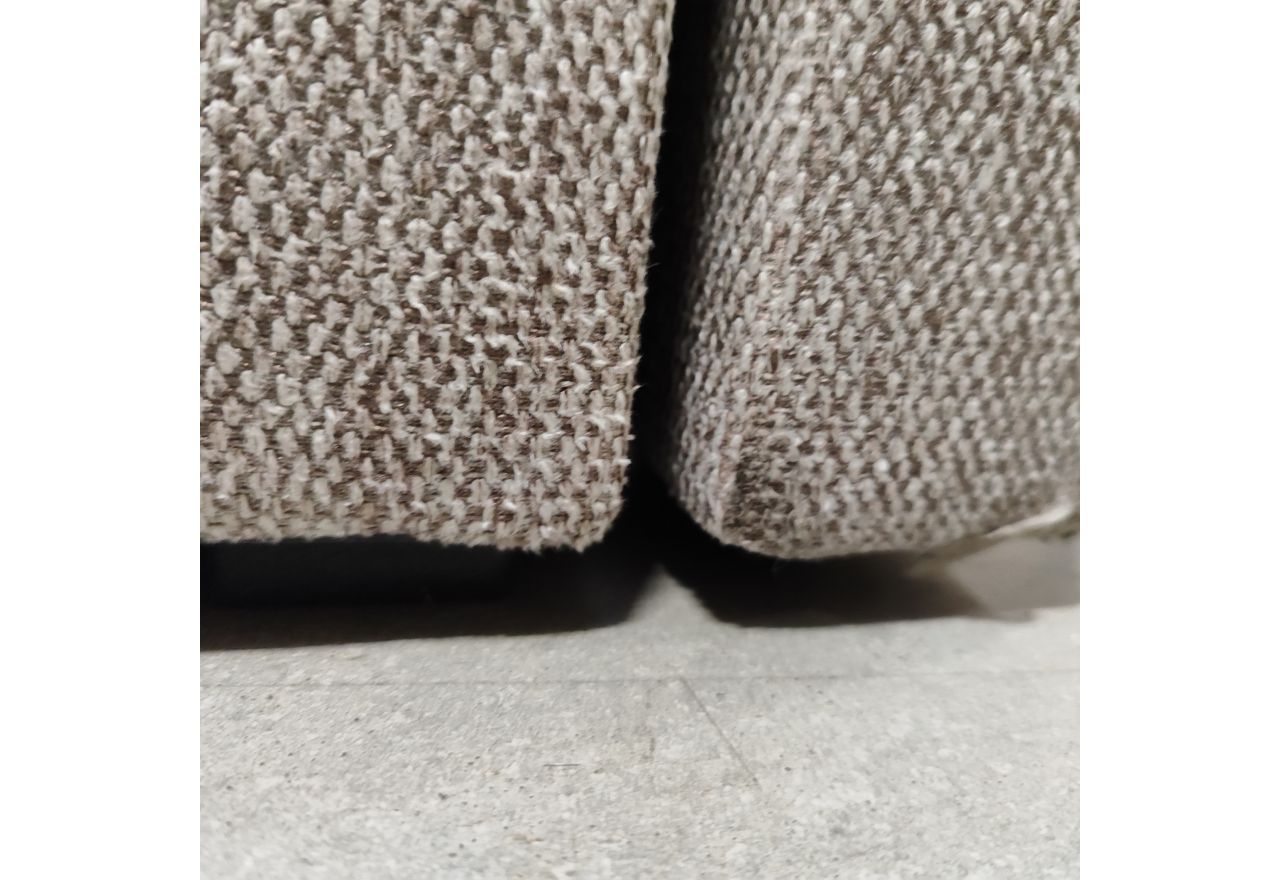 Łóżko kontynentalne LUKA KING 180x200 - Matana 17 - beżowy - OUTLETU