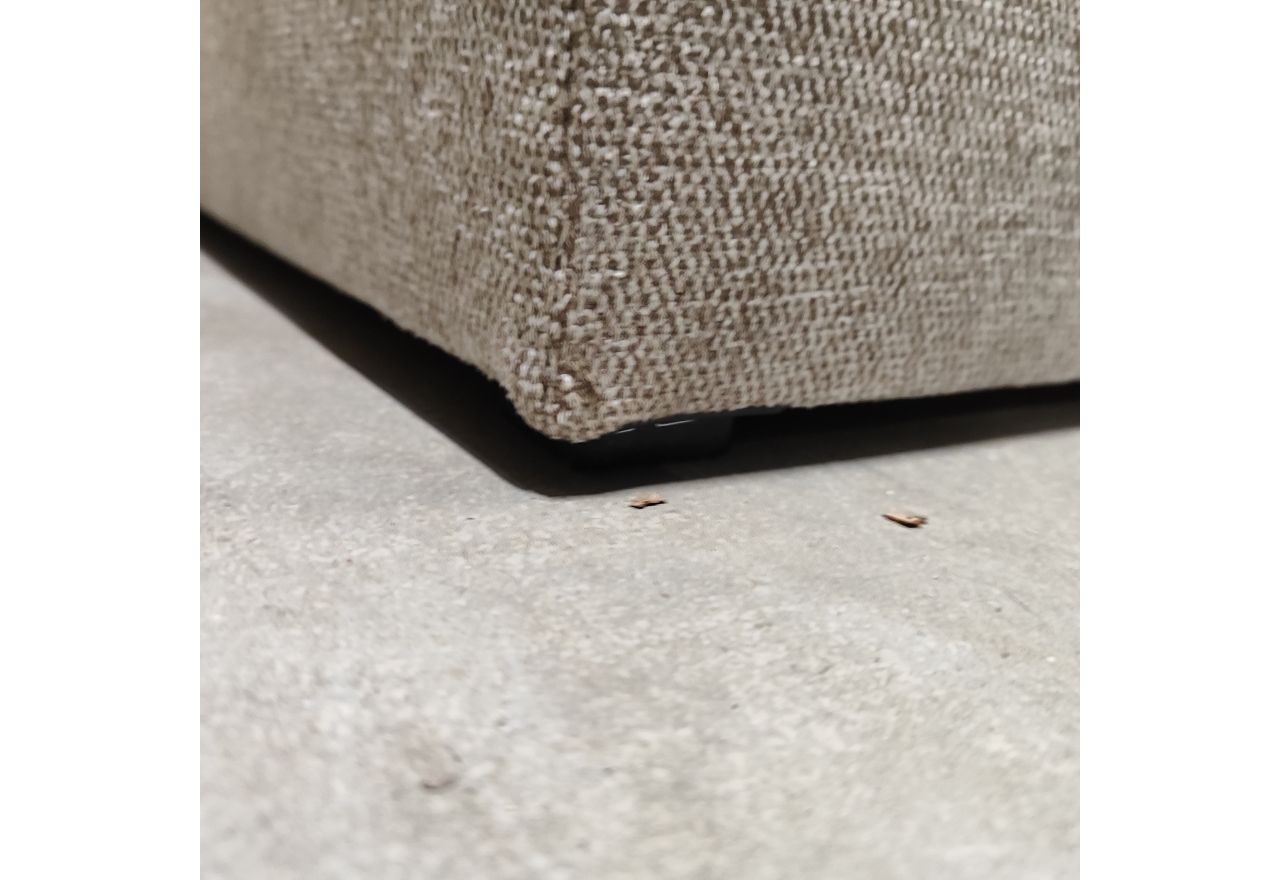 Łóżko kontynentalne LUKA KING 180x200 - Matana 17 - beżowy - OUTLETU