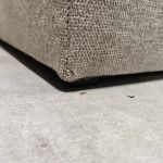 Łóżko kontynentalne LUKA KING 180x200 - Matana 17 - beżowy - OUTLETU