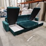 Narożnik FOX U - Monolith 37 - zielony - OUTLETU