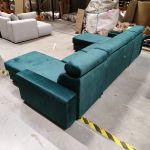 Narożnik FOX U - Monolith 37 - zielony - OUTLETU