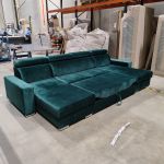 Narożnik FOX U - Monolith 37 - zielony - OUTLETU