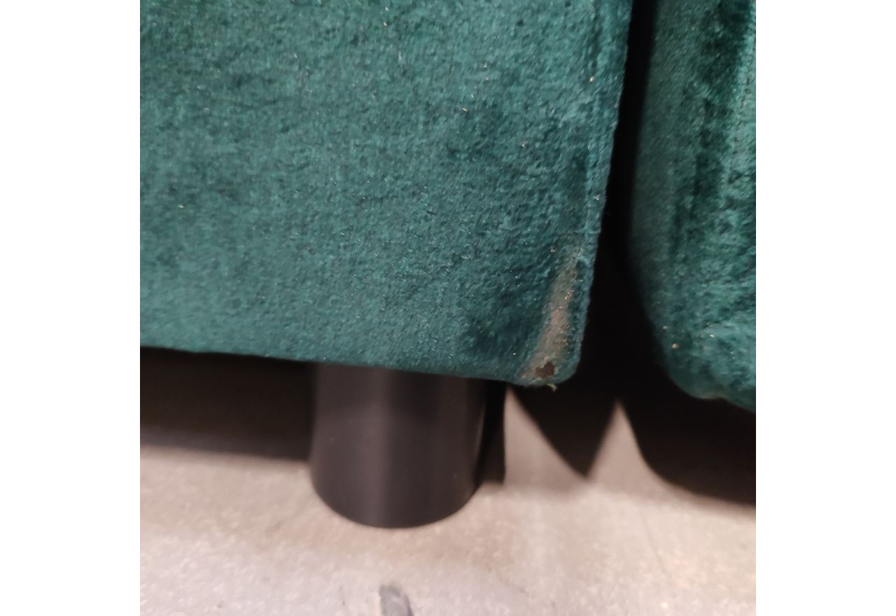 Narożnik FOX U - Monolith 37 - zielony - OUTLETU