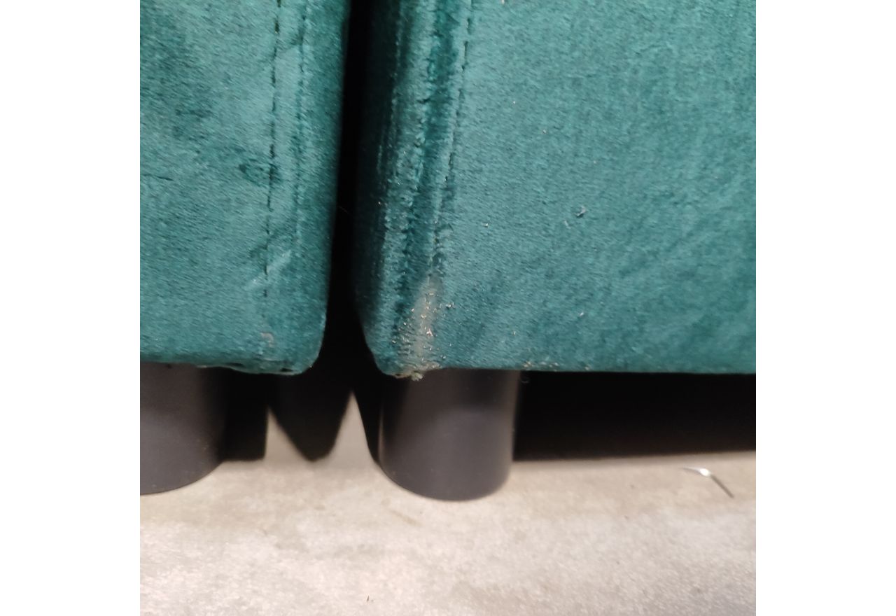 Narożnik FOX U - Monolith 37 - zielony - OUTLETU