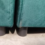 Narożnik FOX U - Monolith 37 - zielony - OUTLETU