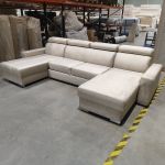 Narożnik FOX U - Monolith 02 - beżowy - OUTLETU