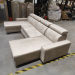 Narożnik FOX U - Monolith 02 - beżowy - OUTLETU