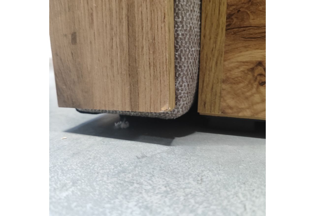 Łóżko kontynentalne ALBERO 1 KING 180x200 - Matana 17 - beżowy - OUTLETU