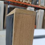 Łóżko kontynentalne ALBERO 2 180x200 - Monolith 92 - ciemny szary - OUTLETU