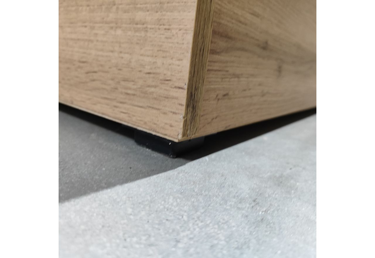 Łóżko kontynentalne ALBERO 2 180x200 - Monolith 92 - ciemny szary - OUTLETU