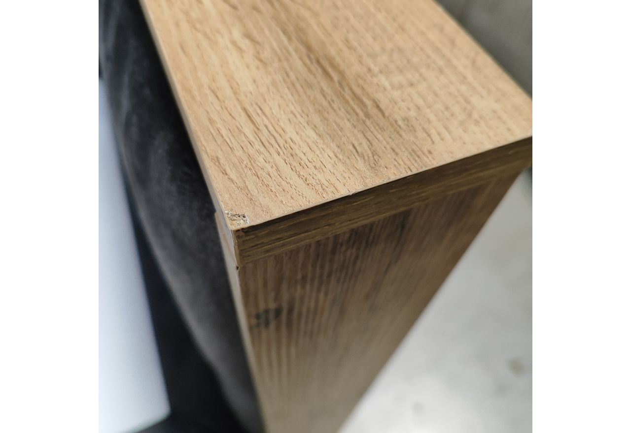 Łóżko kontynentalne ALBERO 2 180x200 - Monolith 92 - ciemny szary - OUTLETU