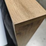 Łóżko kontynentalne ALBERO 2 180x200 - Monolith 92 - ciemny szary - OUTLETU