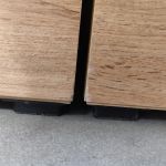 Łóżko kontynentalne ALBERO 2 180x200 - Monolith 92 - ciemny szary - OUTLETU