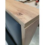 Łóżko kontynentalne VENETO KING 180x200 - Soft 20 - grafitowa ekoskóra - OUTLETU