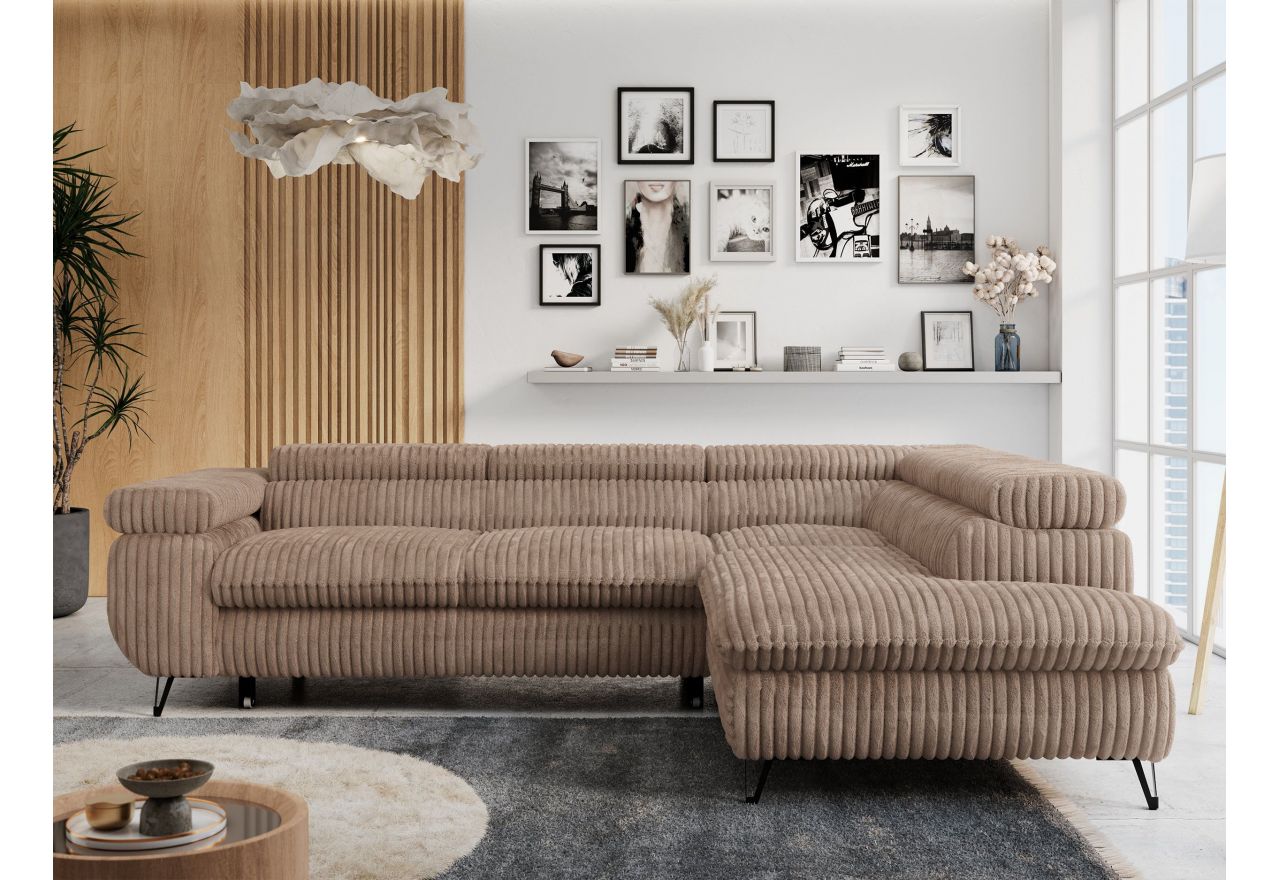 Narożnik PETER L - Tilia 17 - brązowy - OUTLETU