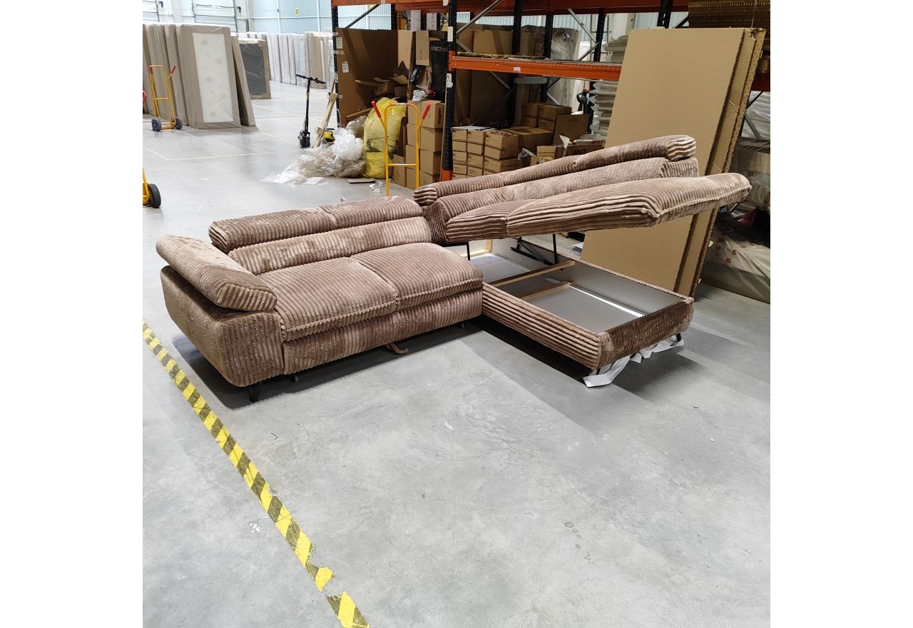 Narożnik PETER L - Tilia 17 - brązowy - OUTLETU