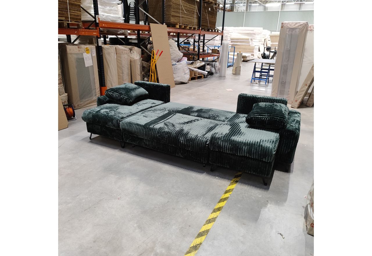 Narożnik AXEL U - Tilia 39 - zielony - OUTLETU