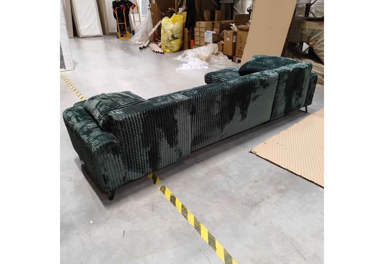 Narożnik AXEL U - Tilia 39 - zielony - OUTLETU