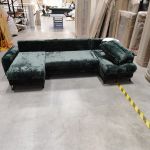 Narożnik AXEL U - Tilia 39 - zielony - OUTLETU