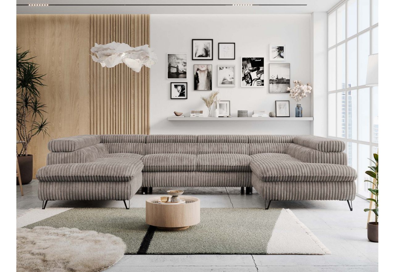 Narożnik PETER U - Tilia 11 - jasny brązowy - OUTLETU