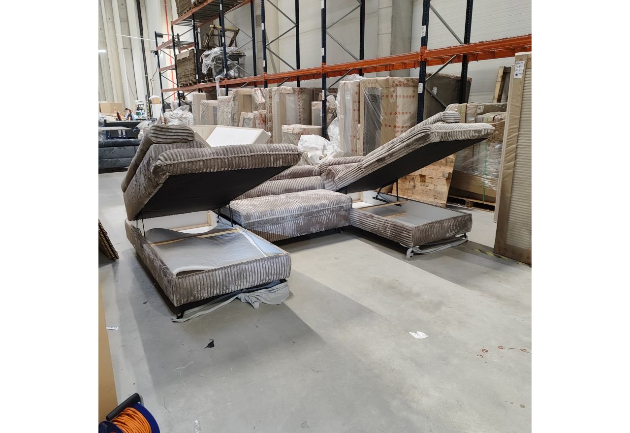 Narożnik PETER U - Tilia 11 - jasny brązowy - OUTLETU