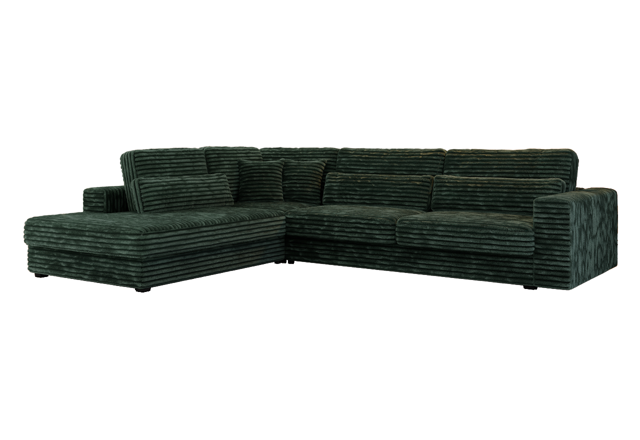 Narożnik SAVONA L - Tilia 39 - zielony - OUTLETU