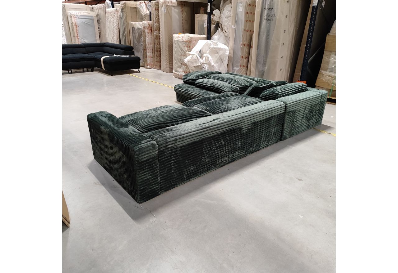 Narożnik SAVONA L - Tilia 39 - zielony - OUTLETU