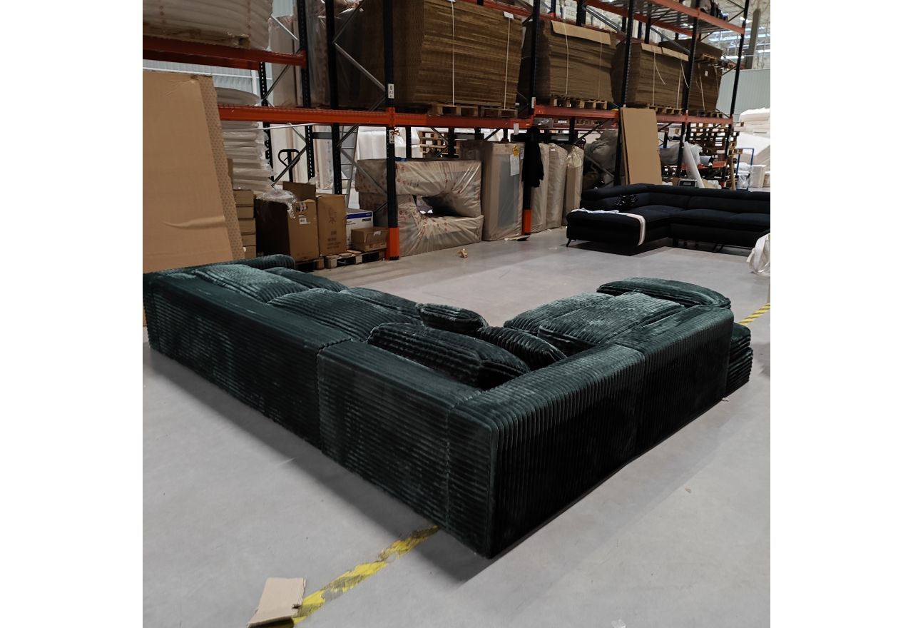 Narożnik SAVONA L - Tilia 39 - zielony - OUTLETU