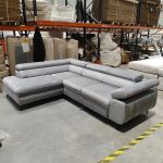 Narożnik PETER L - Monolith 84 - jasny szary - OUTLETU