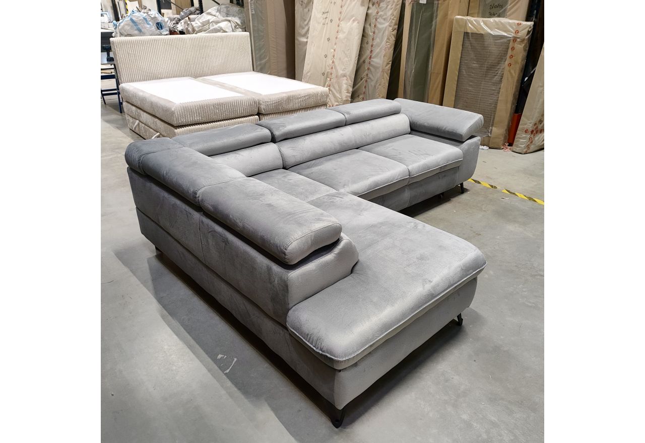 Narożnik PETER L - Monolith 84 - jasny szary - OUTLETU