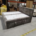 Łóżko kontynentalne TILIANO 200x200 - Tilia 11 - jasny brązowy - OUTLETU