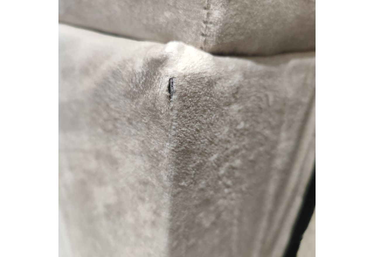 Łóżko kontynentalne bez wezgłowia BESS 140x200 - Monolith 02 - beżowy - OUTLETU